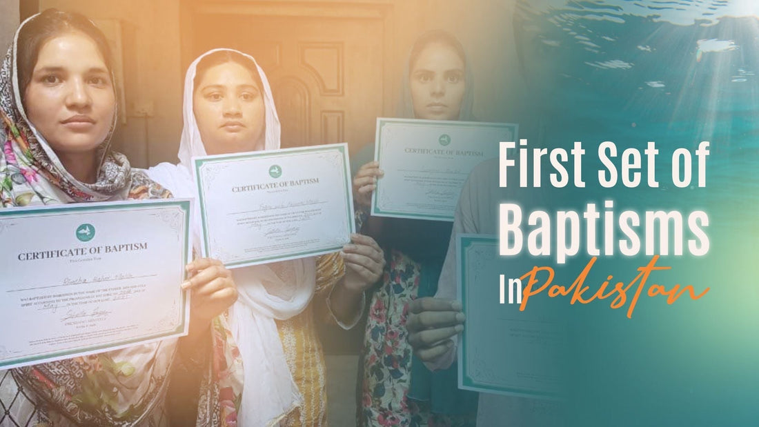 First Set of Baptisms in Pakistan
