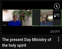 The present Day Ministry of the holy spirit